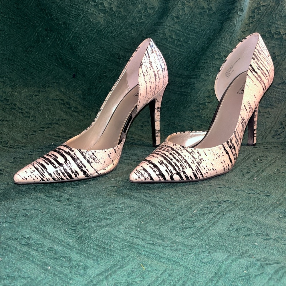 Elegant Black and White Women's Heels